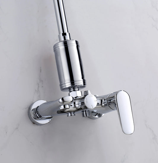 QING YUAN MY01A for Removes Limescale Stainless Steel Shower Water Purifier Shower Filter