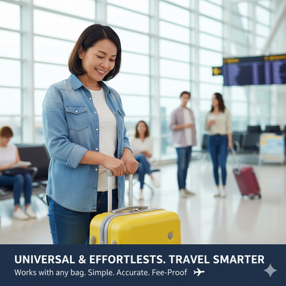 Weight Machine for Luggage - 50 kg capacity, Steel body, Lifetime replacement - Digital Portable Electronic Luggage Weighing Scale for home, travel, flights, bags (Silver, 50 kg)